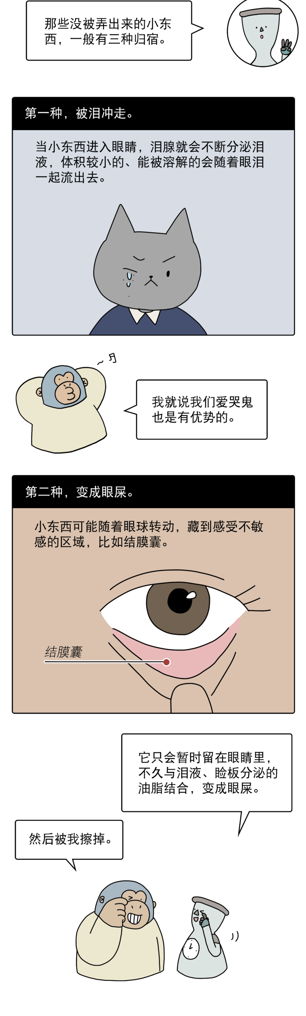 百家樂：吹進眼睛裡的異物，到底都去哪兒了？